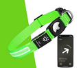 Charger l'image dans la visionneuse de la galerie, Collier Led avec emplacement Airtag pour chien et chat Oscar et Plume Vert / S (30-39)cm
