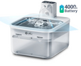 Cargar la imagen en la vista de la galería, Fontaine Eau Automatique En Acier Inoxydable 2,5L Sans Fil Avec Batterie 4000mAh
