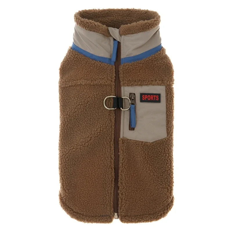 Veste polaire pour petit chien Oscar et Plume Marron / S