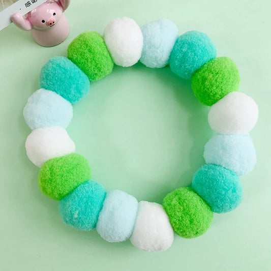 Collier De Noël En Boule De Peluche Pour Chat Et Chien