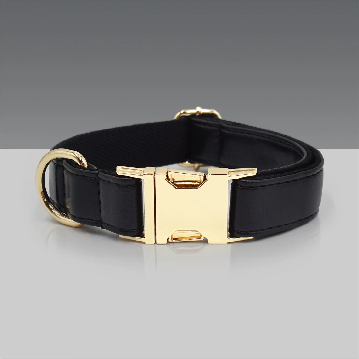 Ensemble Collier en cuir durable personnalisable, laisse et distributeur de sac pour chien Oscar et Plume Collier / XS