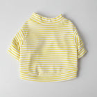 T-shirt Rayé Confortable Et Elégant Pour Chat