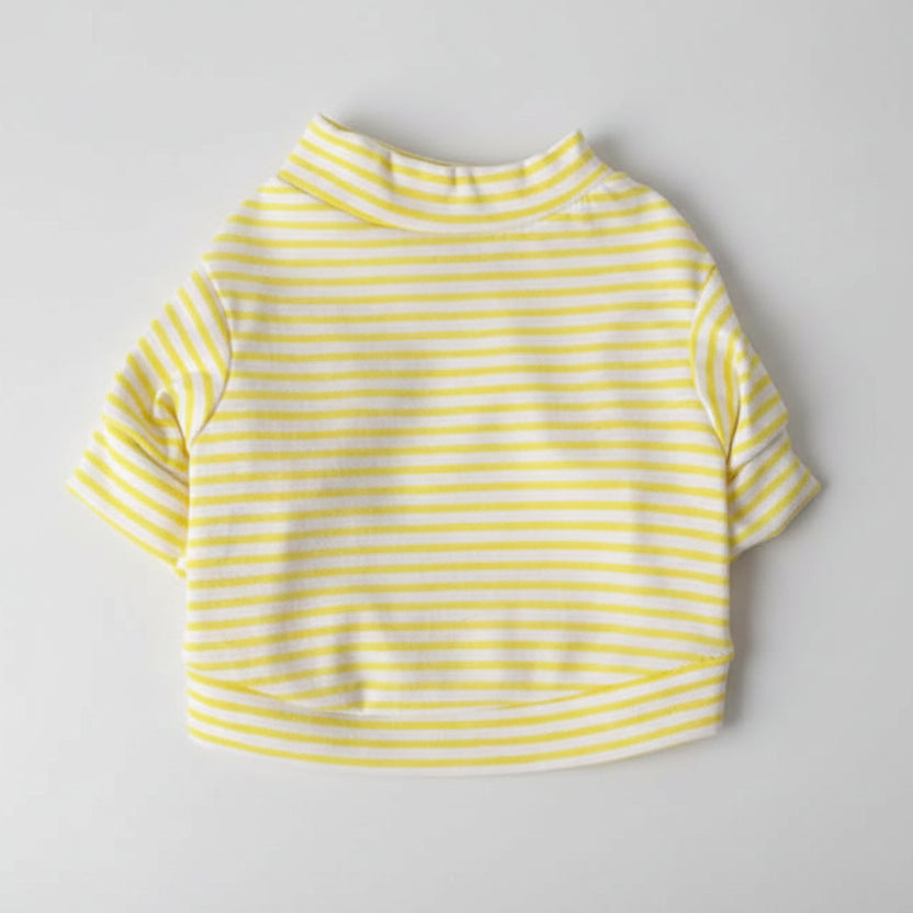 T-shirt Rayé Confortable Et Elégant Pour Chat