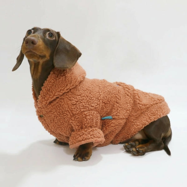 Pull Polaire Capuche Pour Chien Teckel by Oscar et Plume