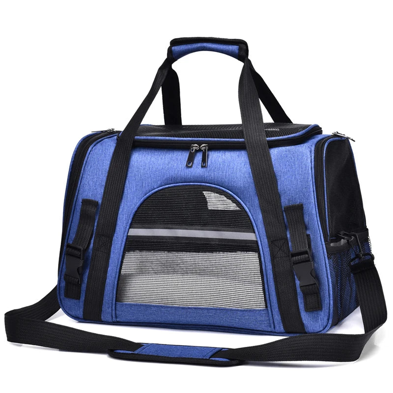 Sac Transport Pliable Maille Respirante Voyage Pour Chat Et Chien