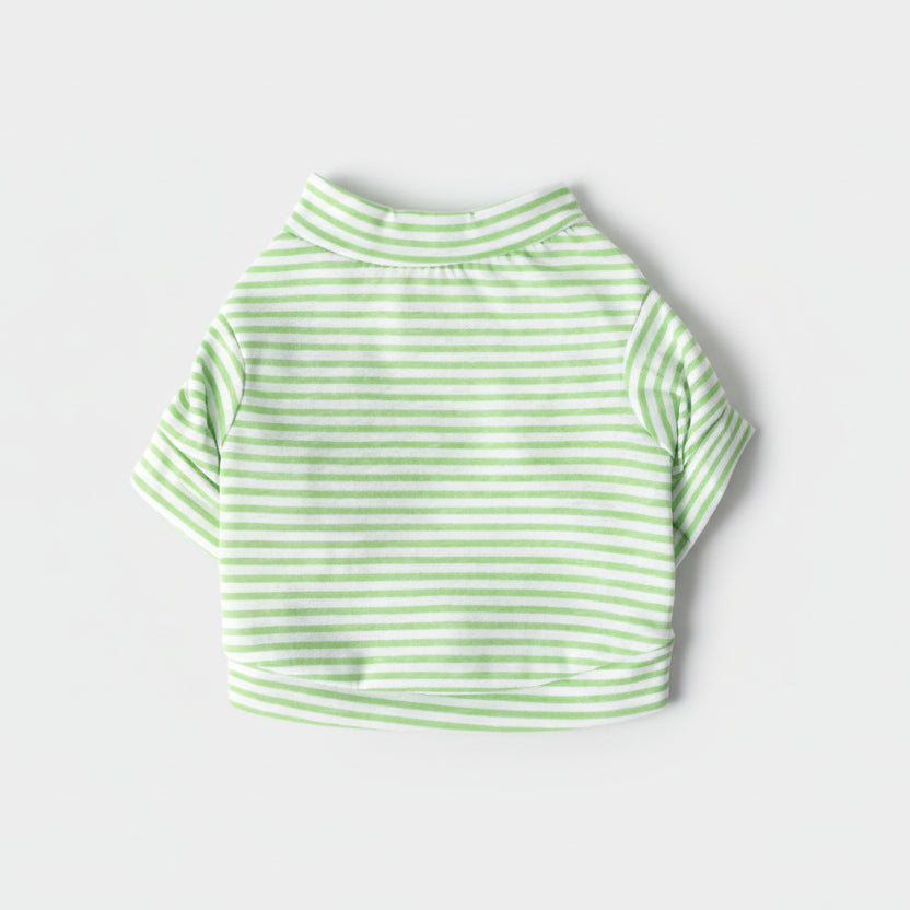 T-shirt Rayé Confortable Et Elégant Pour Chat