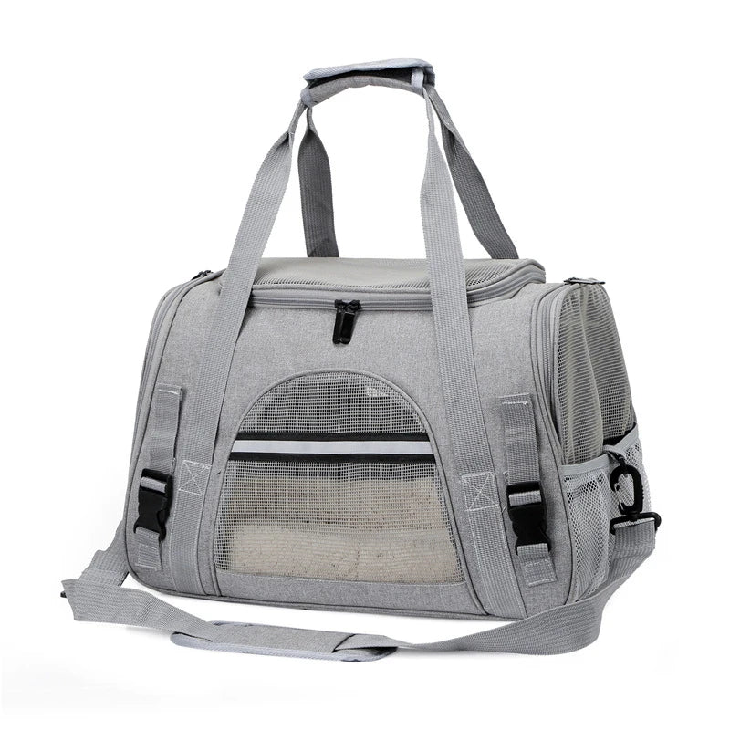 Sac Transport Pliable Maille Respirante Voyage Pour Chat Et Chien
