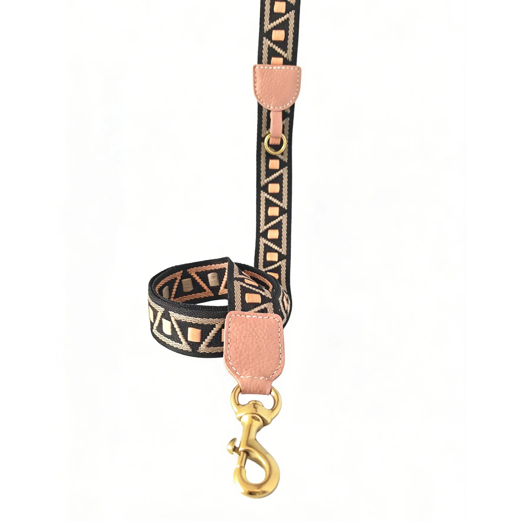 Collier Et Laisse Pour Chien En Cuir Véritable Style Bohème