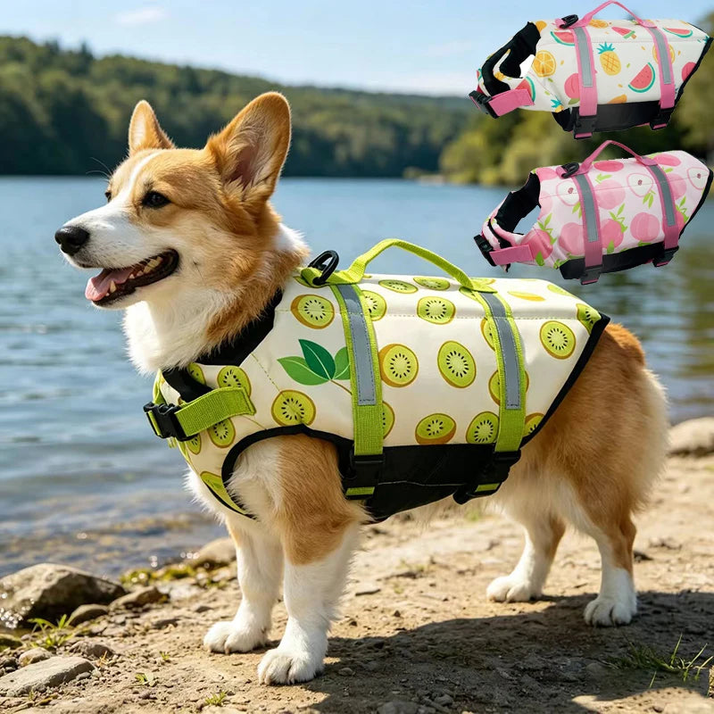 Gilet de Sauvetage Réfléchissant Réglable pour Chiens