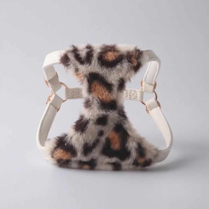 Harnais Léopard Confortable Pour Petit Chien