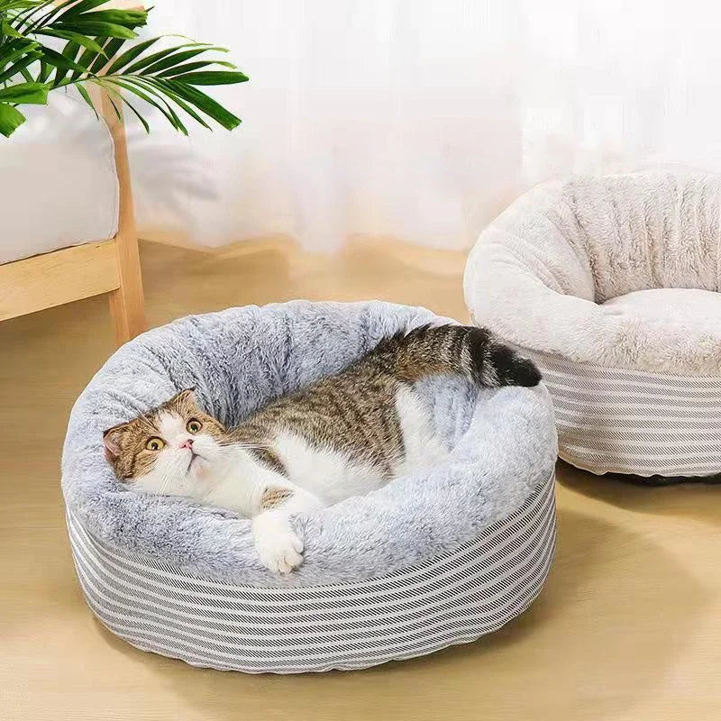 Lit Rond Pour Chat Confortable