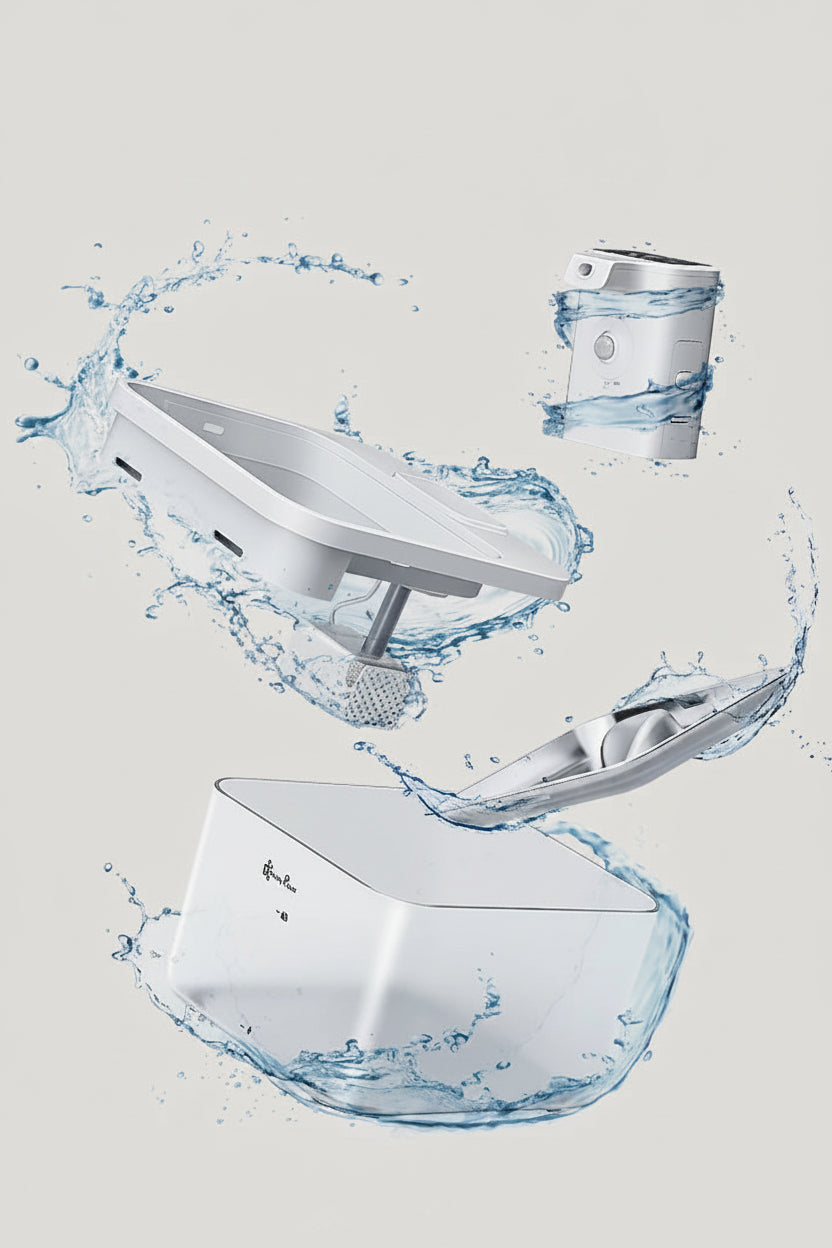Fontaine Eau Automatique En Acier Inoxydable 2,5L Sans Fil Avec Batterie 4000mAh