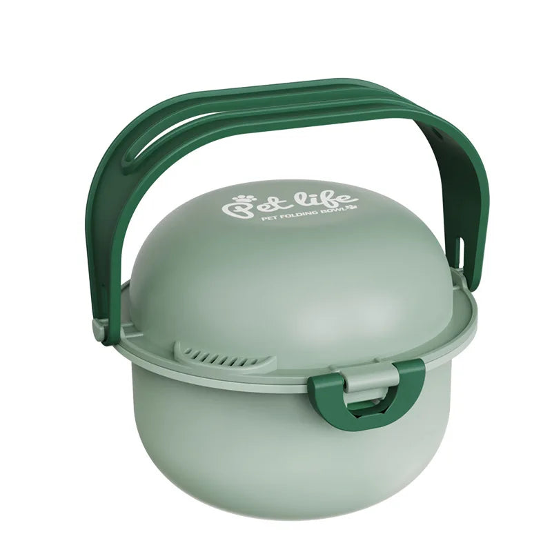 Bol Double Pliable  Pour  Chien et Chat