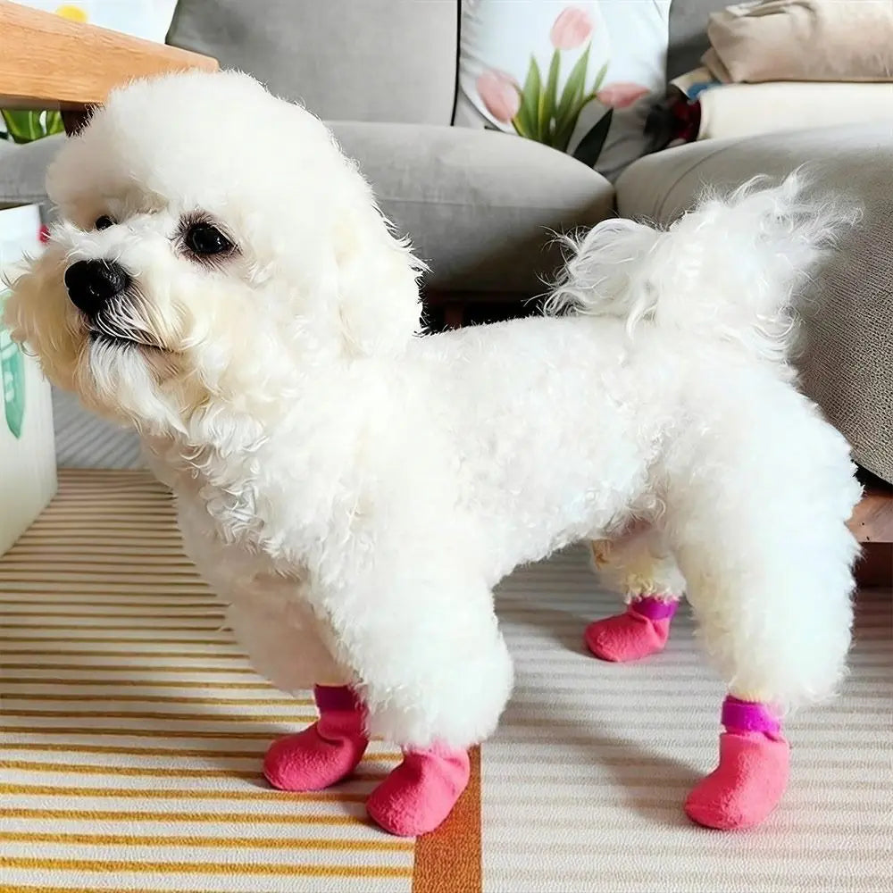 Chaussures Antidérapantes Pour Chien Ajustables