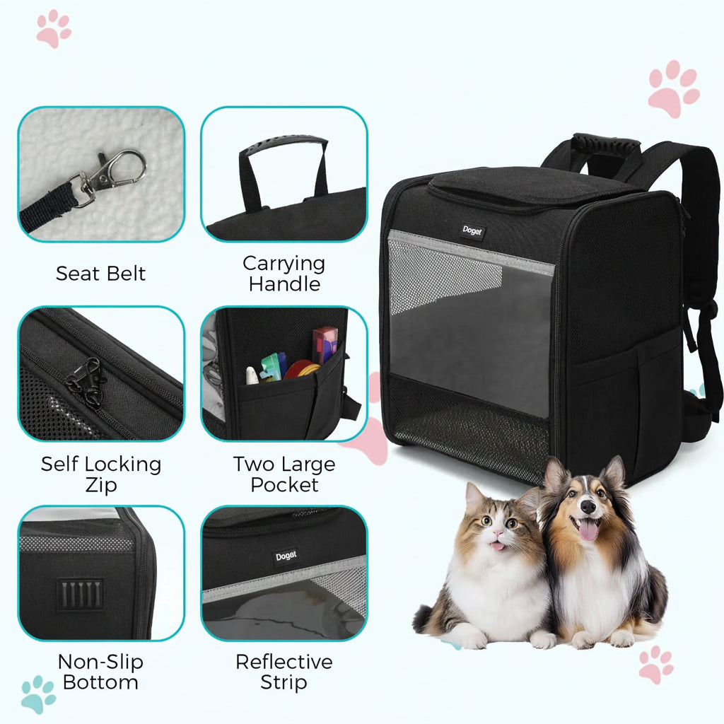 Sac À Dos Pour Chat et Chien Respirant by Oscar et Plume