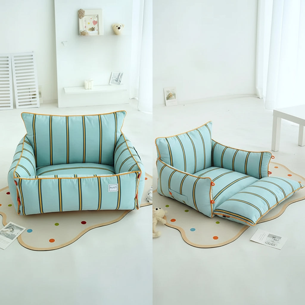 Lit Multi position  En Coton Pour Chien et Chat Déhoussable