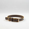 Load image into Gallery viewer, Collier En Cuir Avec Piqures Pour Chien

