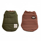 Gilet Rayé Réversible Pour Chien Teckel