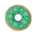 Load image into Gallery viewer, Jouets de Noël en peluche pour animaux de compagnie Oscar et Plume Donut Vert
