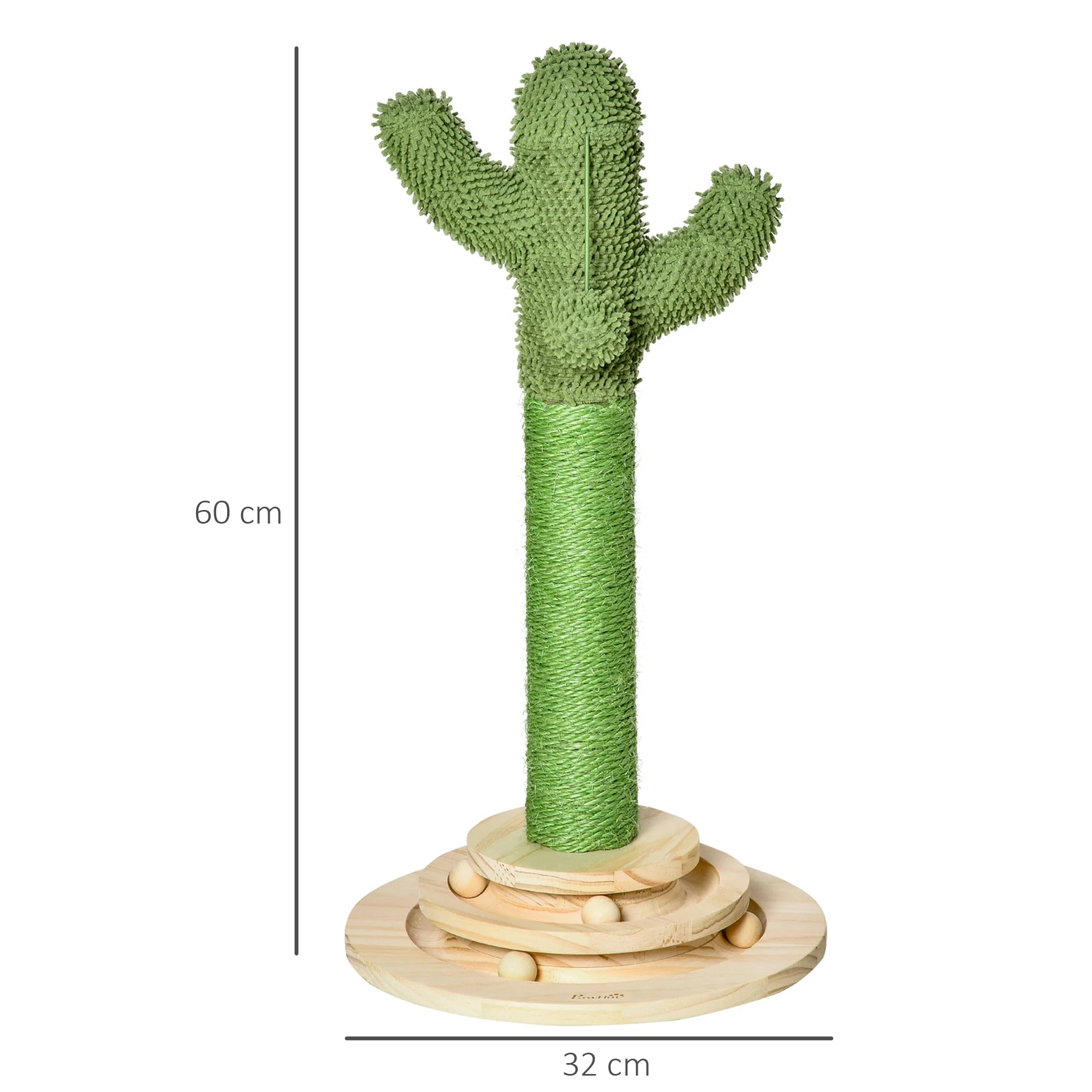 Griffoir Pour Chat Cactus Vert