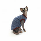 T Shirt Rayé  Pour Chat  En Coton Doux Sans Manches