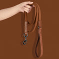 Load image into Gallery viewer, Laisse Pour Chien En Nylon Durable 1,5 M Avec Poignée En Cuir Robuste
