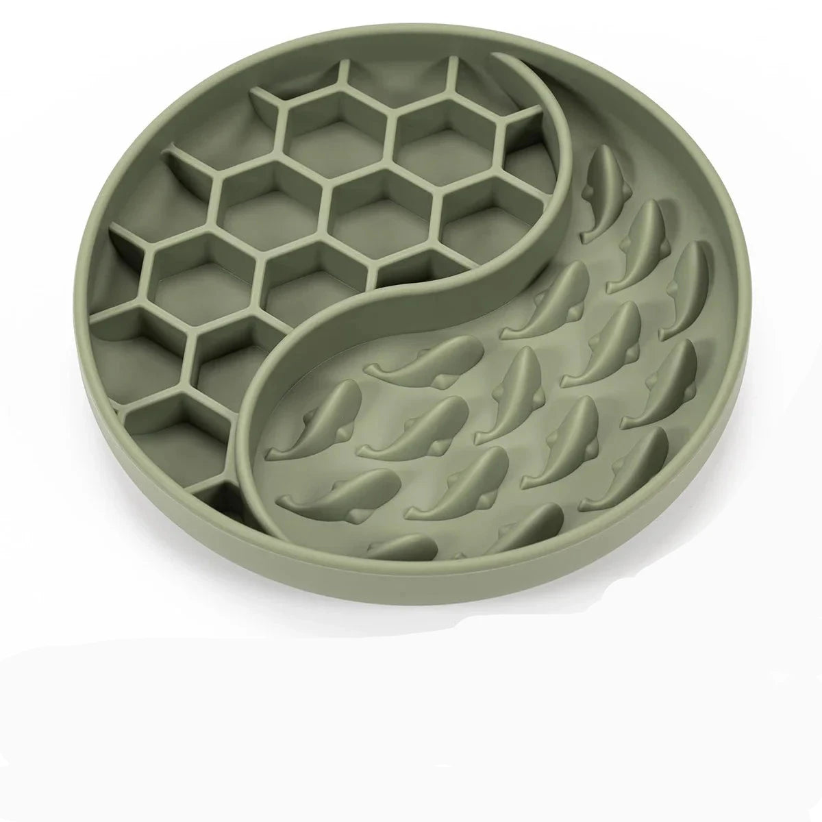 Gamelle en silicone pour alimentation lente, anti glouton