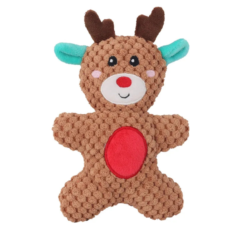 Jouets de Noël en peluche pour animaux de compagnie Oscar et Plume Elan