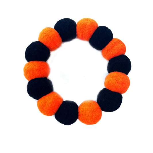 Collier De Noël En Boule De Peluche Pour Chat Et Chien