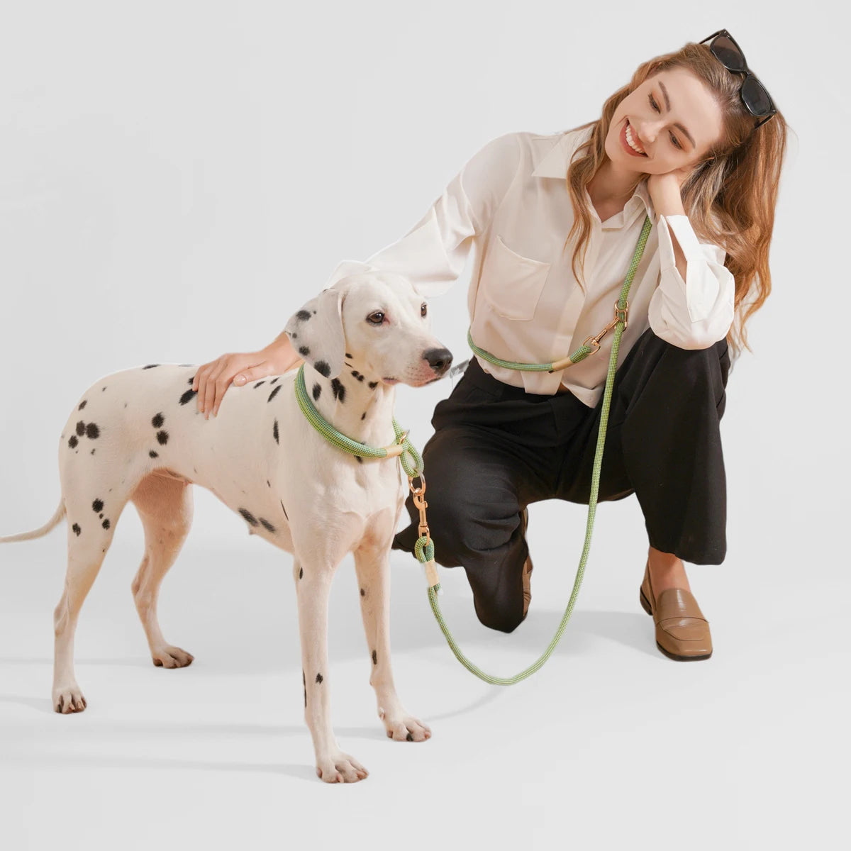 Collier réglable coulissant en nylon pour chien Oscar et Plume