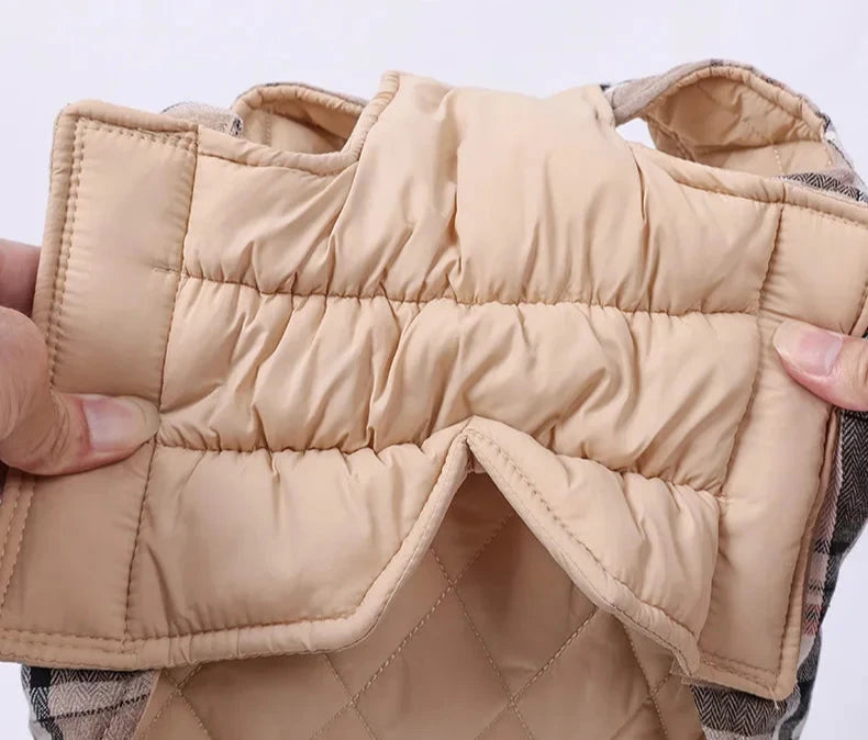 Manteau réversible pour chien