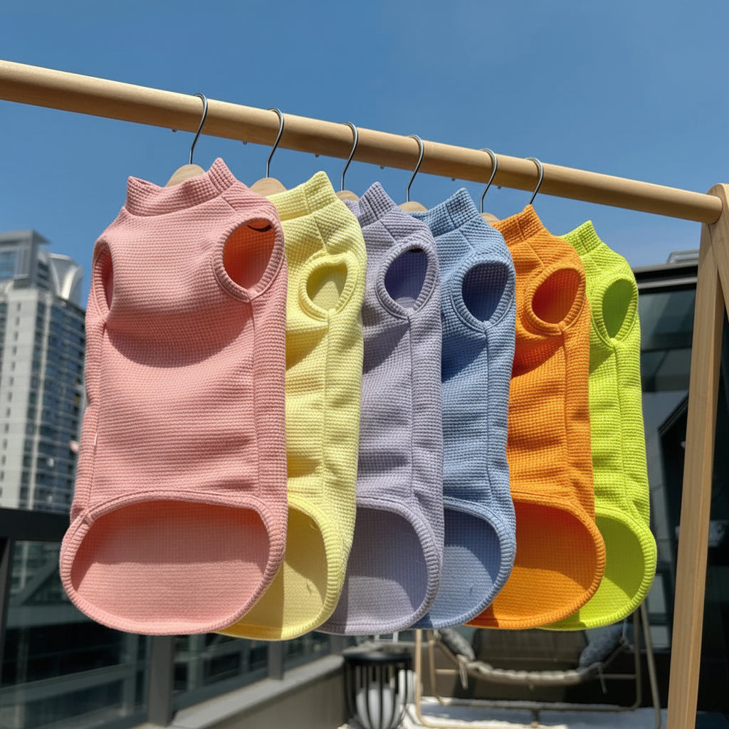 T-Shirt Confortable Gaufré Pour Chat