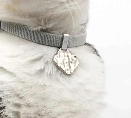 Anti-strangulation collar with or without customizable jewel for cats