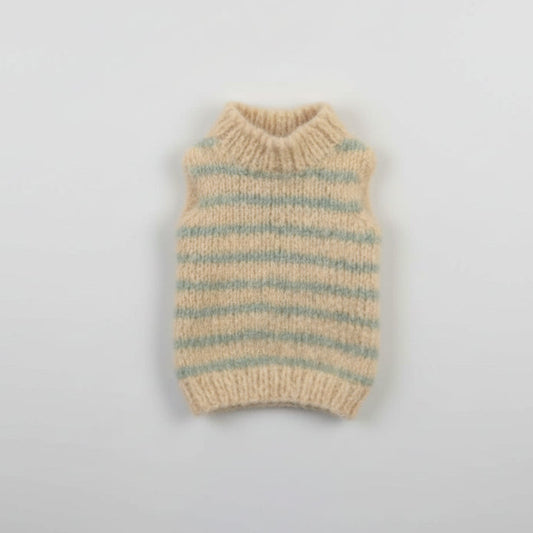 Pull Rayé A Col Haut Pour Petit Chien