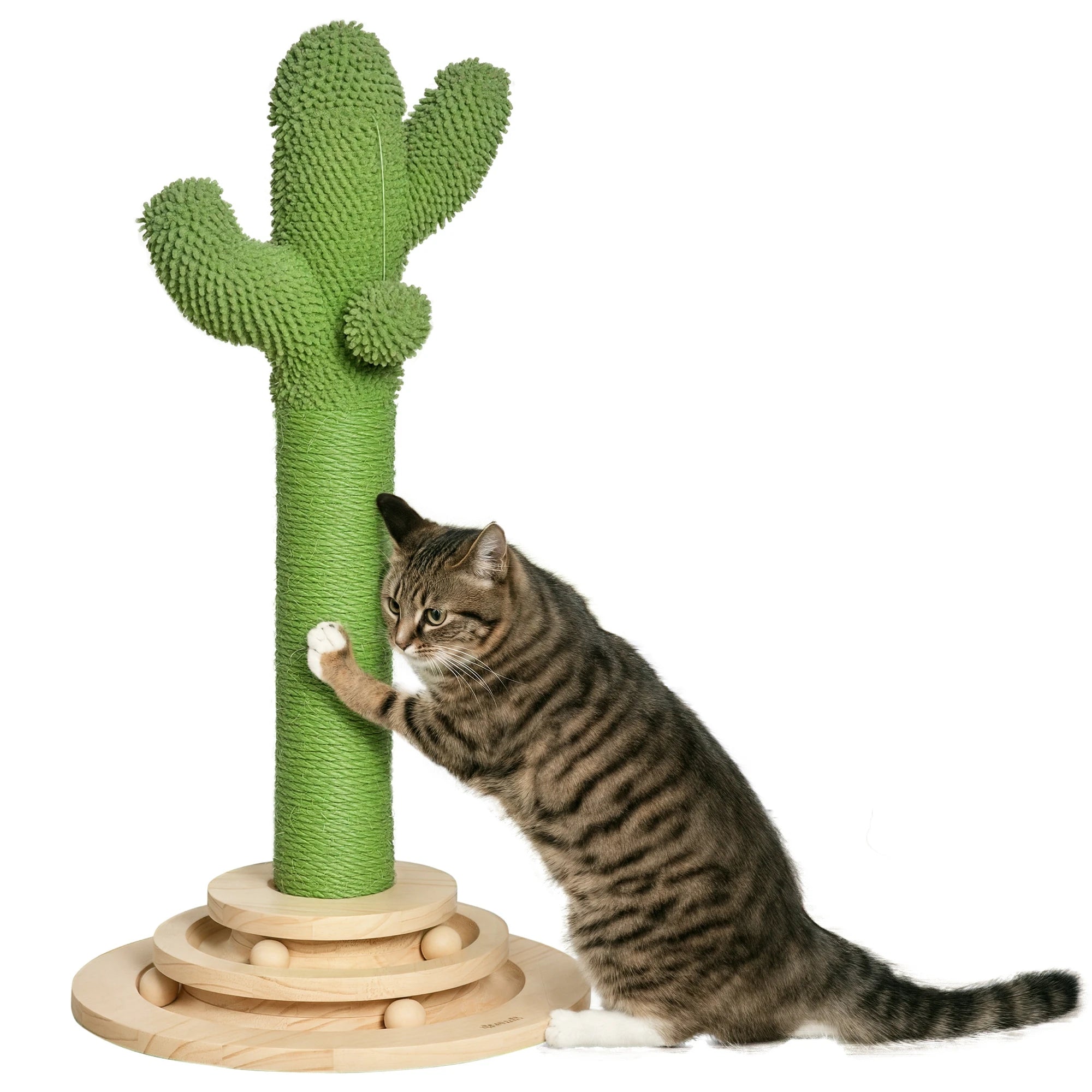 Griffoir Pour Chat Cactus Vert