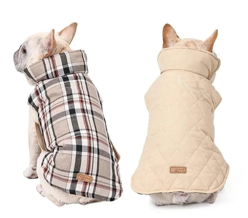 Manteau réversible pour chien