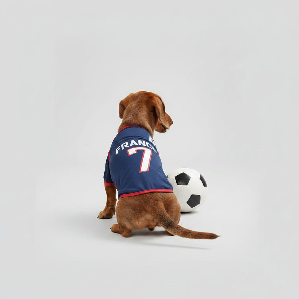 Maillot Football Pour Chien En Maille Légère