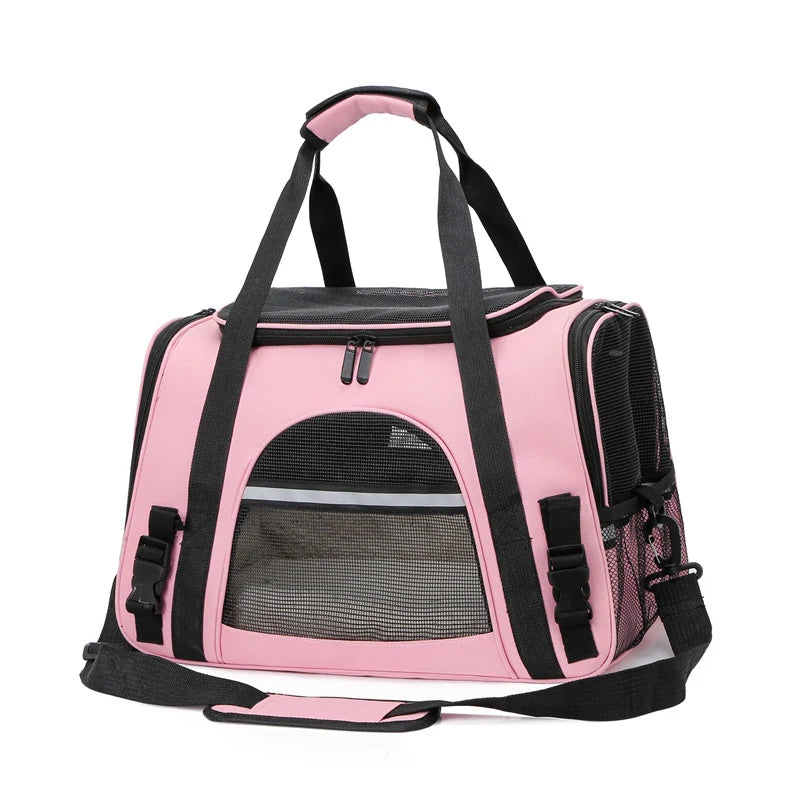 Sac Transport Pliable Maille Respirante Voyage Pour Chat Et Chien