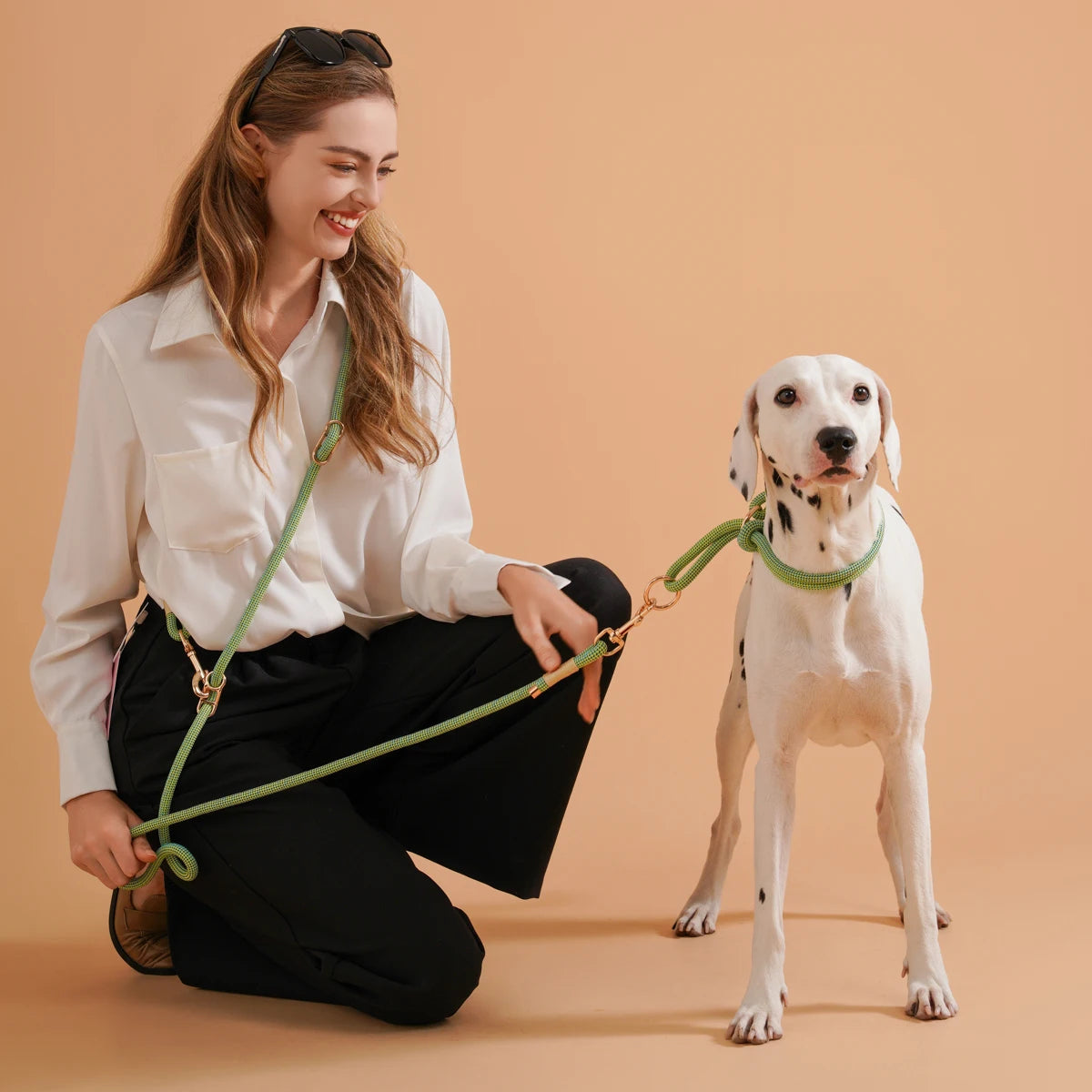 Collier réglable coulissant en nylon pour chien Oscar et Plume