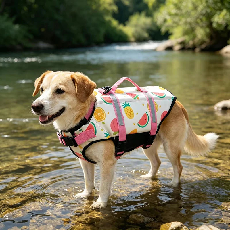 Gilet de Sauvetage Réfléchissant Réglable pour Chiens