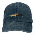 Load image into Gallery viewer, Casquette denim Teckel
