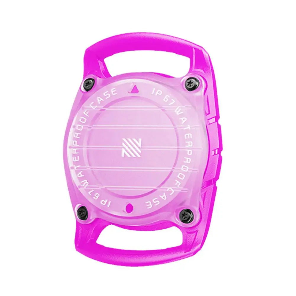 Étui waterproof pour Airtag Oscar et Plume Fuschia