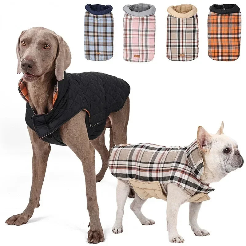 Manteau réversible pour chien