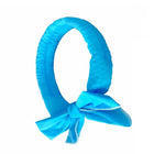 Bandana rafraîchissant pour chien bleu avec nœud et texture matelassée Oscar et Plume