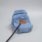 Blouson toile pour chien bleu clair avec boutons pression et boucle pour laisse par Oscar et Plume