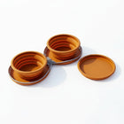 Bol pliable silicone pour chien et chat en couleur brun pour un transport facile lors des promenades