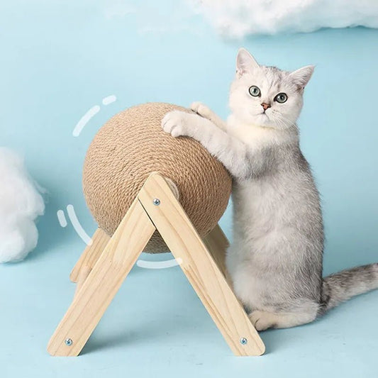 Boule à gratter en Sisal pour chat Oscar et Plume Grand