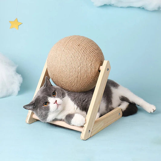 Boule à gratter en Sisal pour chat Oscar et Plume Petit