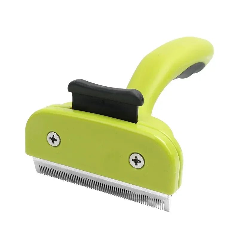 Brosse de toilettage avec bouton rétractable Oscar et Plume