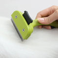 Load image into Gallery viewer, Brosse de toilettage avec bouton rétractable Oscar et Plume
